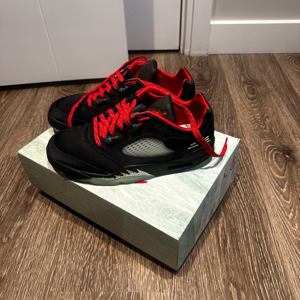 2022 CLOT x Air Jordan 5 Retro low “jade”